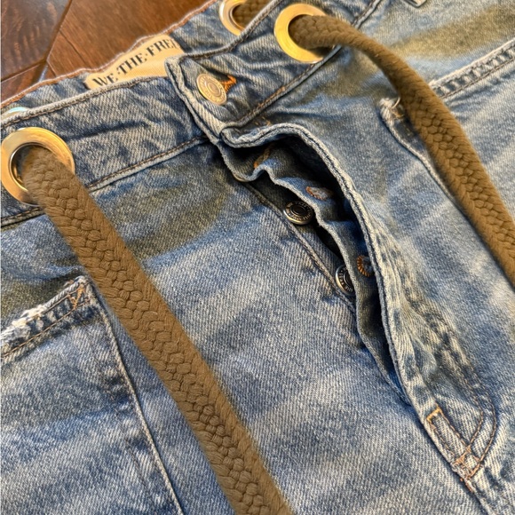 We The Free Moxie Pull-On Barrel Jeans- Truest Blue - Picture 8 of 10